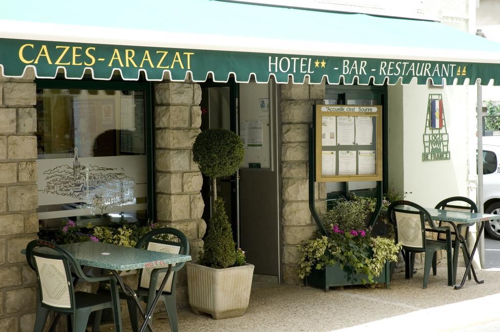 Logis Hotel Restaurant Cazes Arazat Laissac Exterior foto